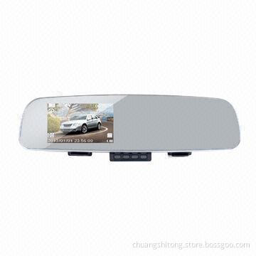 4.3-inch 1,920 x 1,080P 140 Degrees Eye-fish Lens Mirror AK-H9 Car Black Box, 4x Zoom